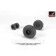 1/72 SH-60 Seahawk Wheels w/Weighted Tyres for RAN S-70B-2, SH-60B/F, HH-60H/J, MH-60J