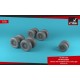 1/72 Rockwell B-1B Lancer Wheels w/Weighted Tires (Early)