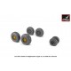 1/72 BAC TSR.2 Wheels w/Weighted Tyres Type.A