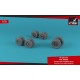 1/72 Handley-Page "Victor" Wheels w/Weighted Tyres for Airfix/Revell kits