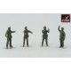1/72 WWII Soviet Quadruple Maxim AA Gun Marines Crew (4 figures)