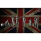 1/72 WWII RAF Heavy Bomber Crew in High Altitude Outfit Full Set (7 figures w/dog)
