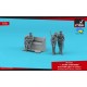 1/72 WWI British Officer and Soldiers In A Dennis 3T Lorry (3 figures)