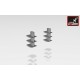1/48 Mikoyan MiG-25 Foxbat Intake Air Flow Splitters