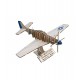 1/48 North American P-51 Mustang Wooden Fighter Model