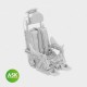 1/48 F-84F Thunderstreak Ejection Seat with Seat Belts