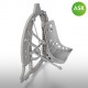 1/48 A6M Bulkhead with Seat In Bottom Position for Eduard kit