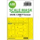 1/32 SAAB J-29B/F Double-sided Paint Maskings for Fly