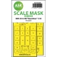 1/32 SBD-5/A-24B Dauntless One-Sided Express Fit Mask for Trumpeter