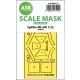 1/32 Spitfire Mk.Viii One-Sided Express Fit Mask for Tamiya kit