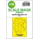1/32 Spitfire Mk.Xvie One-Sided Express Fit Mask for Tamiya kit