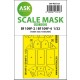 1/32 Bf 109F-2 / Bf 109F-4 One-Sided Express Fit Mask for Hasegawa / Hobby 2000
