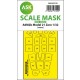 1/32 A6M2B Model 21 Zero One-Sided Express Fit Mask for Tamiya kit