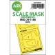 1/48 MiG-29 Double-sided Paint Masking for Great Wall Hobby