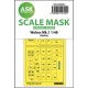 1/48 Supermarine Walrus Mk.1 Double-sided Masking for Airfix kits