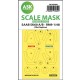 1/48 SAAB SK60 Double-sided Masking self-adhesive, pre-cutted for Pilot-Replicas kits