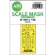 1/48 Messerschmitt Bf 109F Double-Sided Express Mask for Eduard