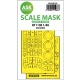 1/48 Messerschmitt Bf 110E Double-Sided Express Fit Mask for Eduard