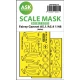 1/48 Fairey Gannet AS.1/AS.4 Double-sided Fit & Self-adhesive Express Mask for Airfix kit