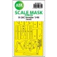 1/48 Douglas B-26C Invader One-sided Mask for Revell kits