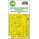 1/48 Lysander Mk.I / Mk.III Double-sided Express-fit Mask for Airfix