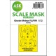 1/72 Gloster Meteor F.8/F9 One-Sided Fit Express Mask for Airfix kit