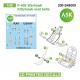 1/48 P-40E Warhawk / Kittyhawk Seat Beltsed 3D-printed Decals