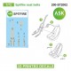 1/72 Spitfire Seat Beltsed 3D-printed Decals
