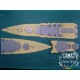 1/350 IJN Battleship Nagato Wooden Deck for Hasegawa kit #40024