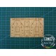 1/350 WWII German Zerstorer Z-43 1944 Wooden Deck for Trumpeter kit #05323
