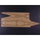 1/350 IJN Battleship Haruna 1944 Wooden Deck for Fujimi kit #600017