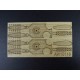 1/350 HMS Roberts Monitor Wooden Deck set for Trumpeter #05335 kit