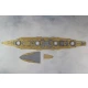 1/350 Soviet Battleship Marat Wooden Deck Set for Zvezda kit #9052