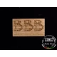 1/700 DKM Z-39 Destroyer Wooden Deck for Dragon kit #7103