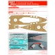 1/200 HMS Rodney Wooden Deck Set with Photo-Etched for Trumpeter kit #03709
