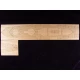 1/400 Jean Bart Wooden Deck for Heller kit #81077