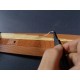 Planking Spread Sticker Wood Sheet (width 1.8mm) for Wood Sailing Ship (40x15cm Sheet)