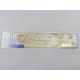 1/350 Battleship Oriol Wooden Deck, Masking sheet, Planking Masking PE for Zvezda #9029