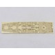 1/700 USS South Dakota BB-57 1944 Wooden Deck for VEE Hobby kit #V57005