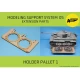Modelling Support System Vol.05 - Holder Pallet #1 (2pcs)