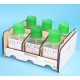 6 Square Bottle Holder (4 Creos Bottles can be stored)