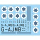 Decals for 1/72 Bristol Beaufighter TF. X in Israeli AF