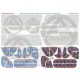 1/32 (Clear Decal) Halberstadt Cl.ii German Linen Lower Surfaces &amp; Upper Tail Surfaces