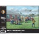 1/144 RAF Dispersal Set: Hut, SS Jaguar 100 Sports Car, 6 Figures, Rattan Chair