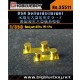 1/350 WWII USN Bollards (large, metal parts 40pcs, PE 1pc)