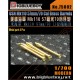 1/700 USN Mk110 57mm/70 Cal Brass Barrels (4pcs)