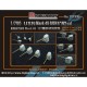 1/700 USN Mk 45 Mod 4 127mm/62 Cal Gun (4pcs)