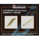 1/700 HMS Mk-8 4.5" (114mm)/55 Gun Brass Barrels (4pcs)