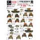 1/35 Spanish Civil War #1 Nationalist T-26 Tanks Decals for T-26 m/1933 