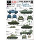 Decals for 1/35 Tanks in Bosnia Part1 - Serbian, Croatian and Muslim AFV Tanks